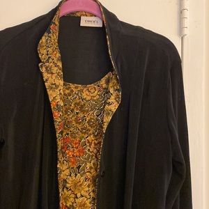 Chico’s travelers set Jacket and tank top